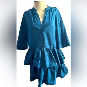 TOV Los Angeles Poplin Ruffled Dress